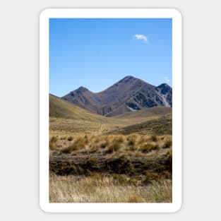 Lindis Pass, New Zealand. Sticker